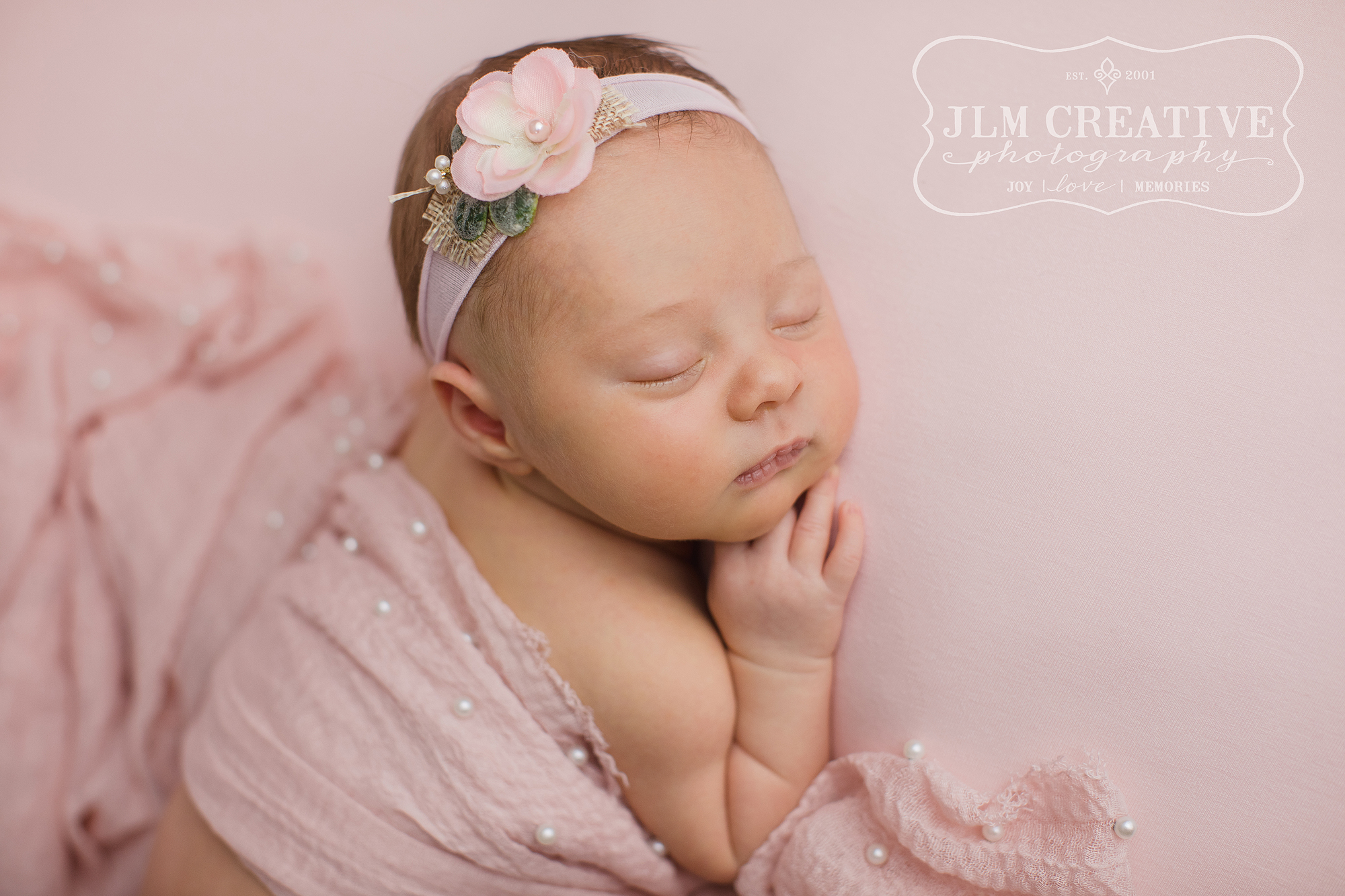 pink newborn baby girl